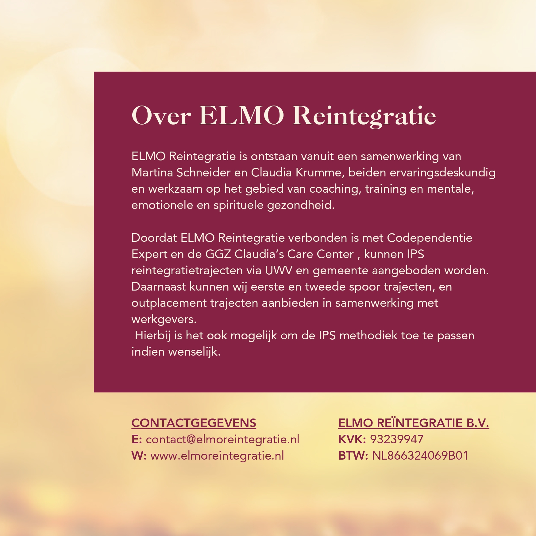 1. ELMO - Flyer OVER ELMO